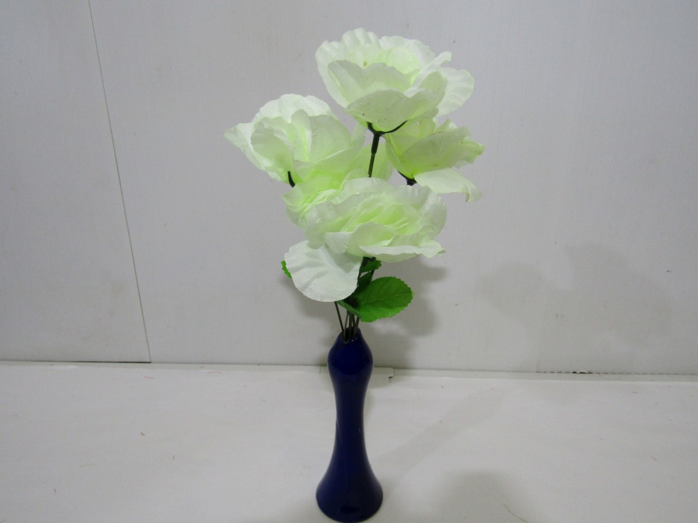 Искус. цветы-срезка белые 33см(S1173)