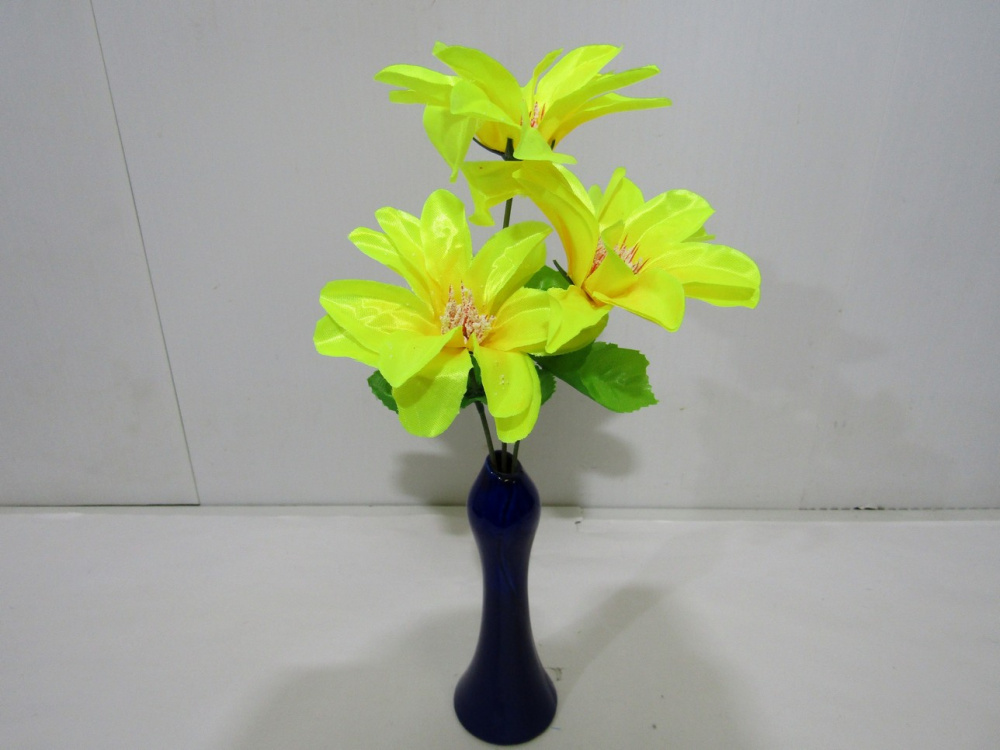 Искус. цветы-срезка желтые 33см(S1159C)