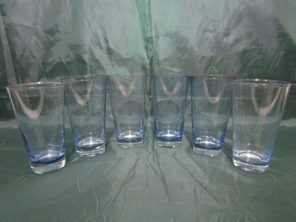 Набор стеклянных стаканов под сок 400мл (6 штук) (S-1475)