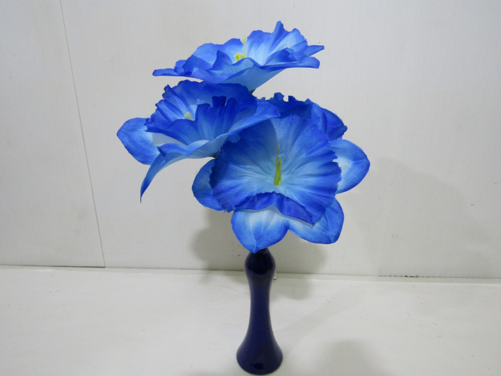 Искус. цветы-срезка голубые 33см(S1166E)