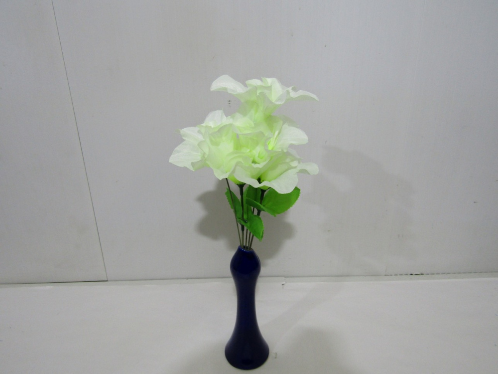 Искус. цветы-срезка белые 33 см(S1157)