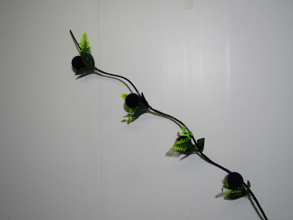 Цветы искусственые декоративные 1,6м фиолетовые 5шт/уп (S1754B)