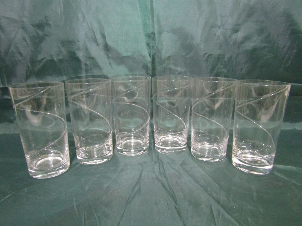 Набор стеклянных стаканов под сок 450мл (6 штук) (S-1471)