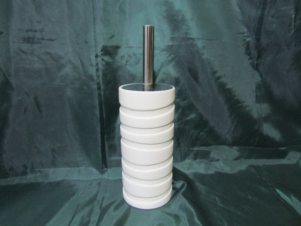Керамический ершик для унитаза с метал.ручкой 31см (S1493)