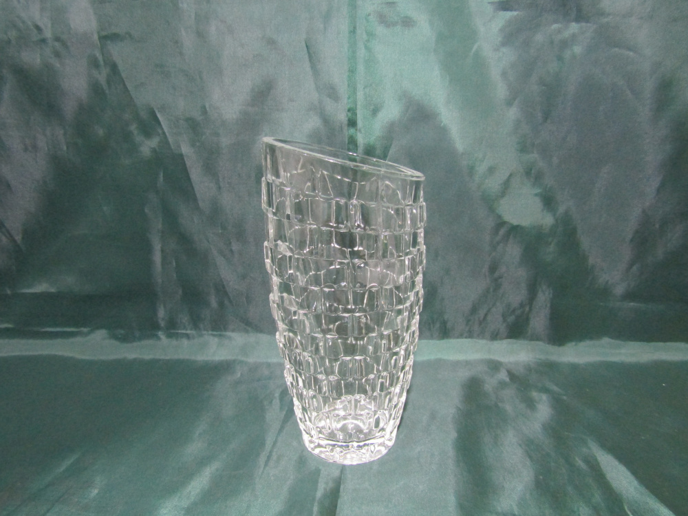 Стеклянные настольные вазы 19см (S1660)