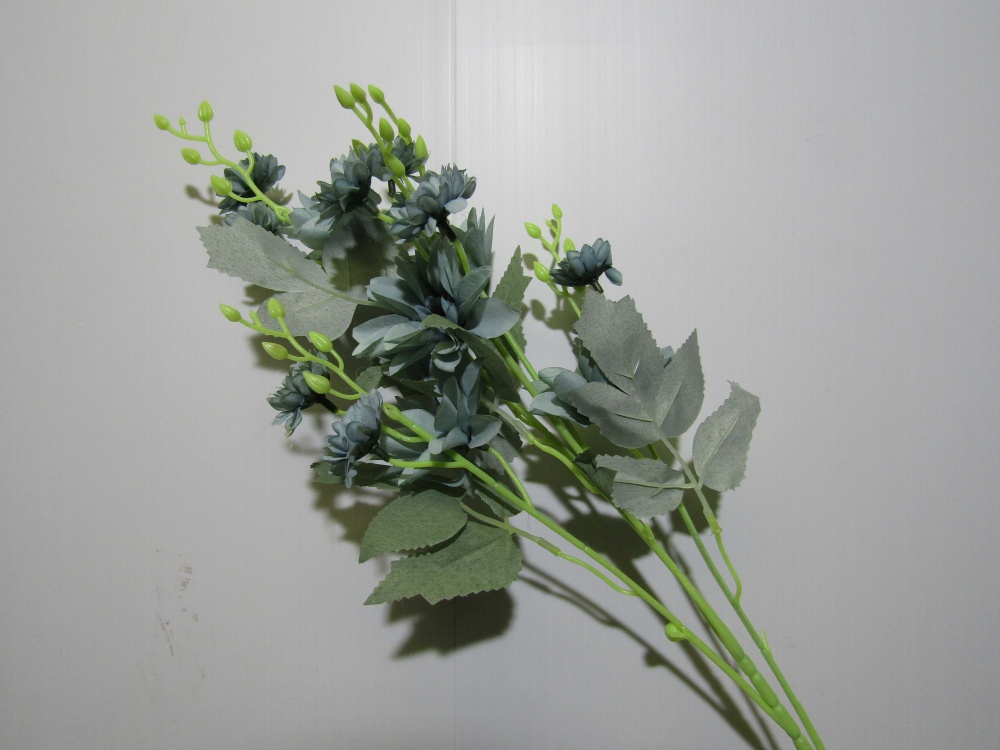 Букет цветов 50см голубой (S1766/3)